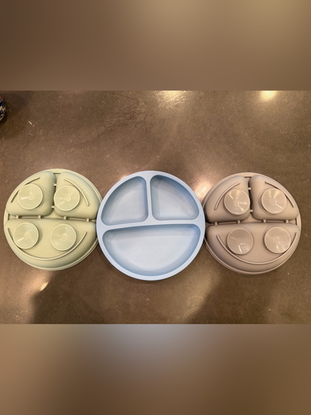 WeeSprout suction plates set of 3